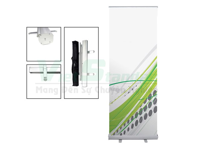 Standee Cuốn Nhôm Tốt 80x200